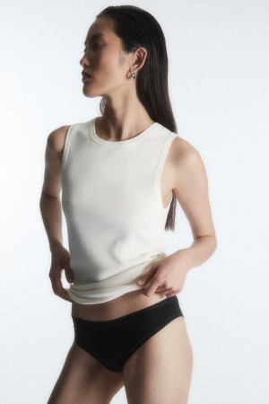 COS 3-pack Organic Pamut Rövidnadrágok Női Fekete | BDU-851067
