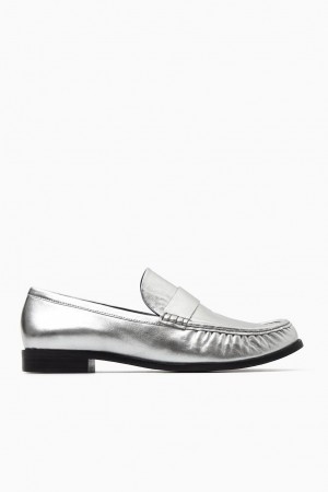 COS Bőr Loafers Női Titán | JQP-547698