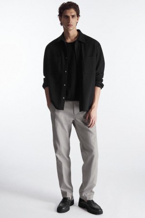 COS Egyenes-leg Utility Nadrág Férfi Szürke | SDL-275390