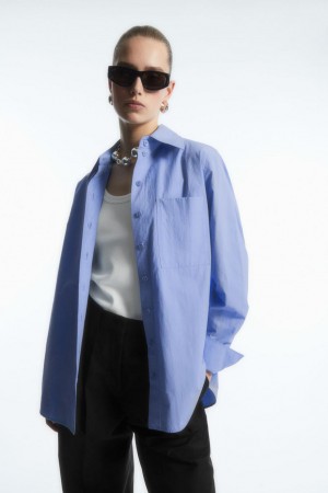 COS Oversized Tailored Ing Női Világos Kék | DMF-452863