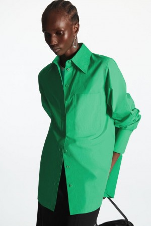COS Oversized Tailored Ing Női Világos Zöld | BNS-089352