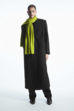COS Pure Cashmere Sál Férfi Zöld | WEY-569873
