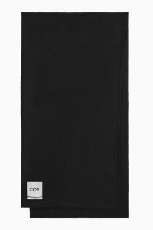 COS Pure Cashmere Sál Női Fekete | ZNP-065471