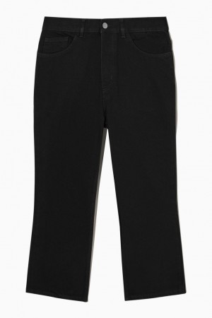 COS Regular-fit Kick-leg Farmernadrág Férfi Fekete | AGR-932870
