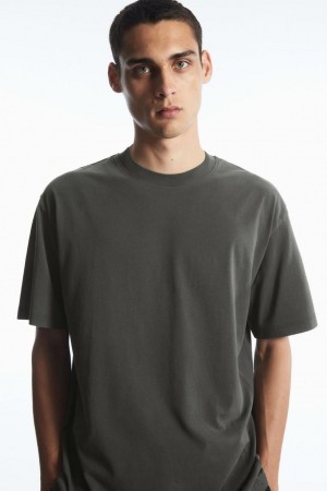 COS The Super Slouch Póló Férfi Szürke | SBO-407692