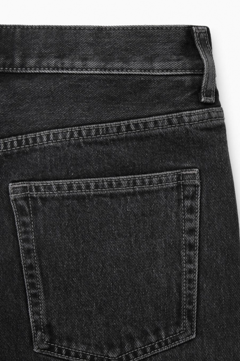 COS Arch - Tapered Farmernadrág Női Fekete | PQK-671590