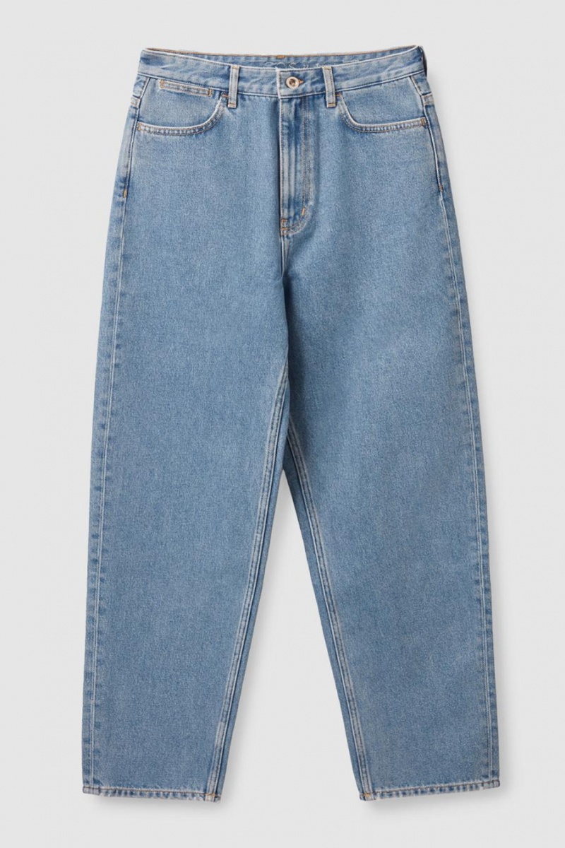 COS Arch - Tapered Farmernadrág Női Kék | UJX-923148