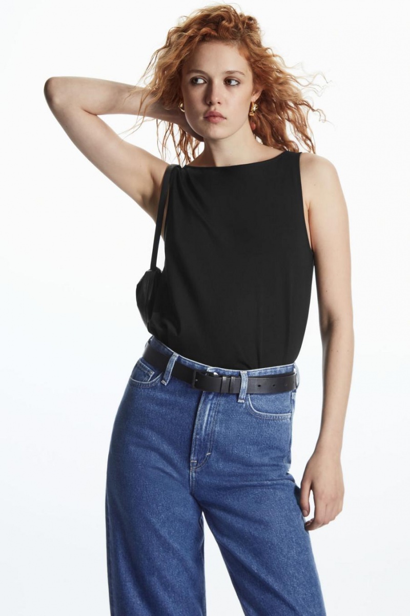 COS Arch - Tapered Farmernadrág Női Kék | VES-512364