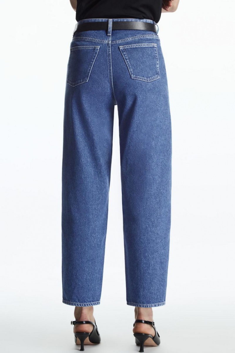 COS Arch - Tapered Farmernadrág Női Kék | VES-512364