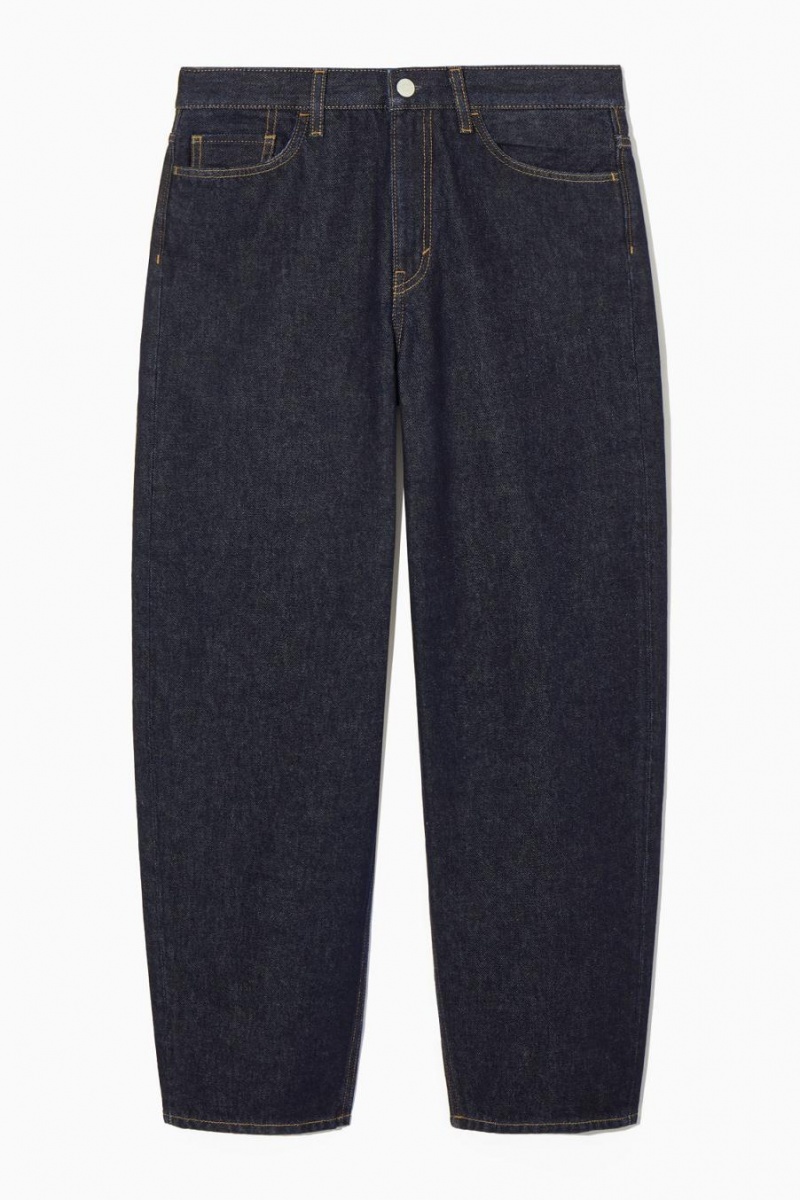 COS Arch - Tapered Farmernadrág Női Sötétkék | QOA-902534