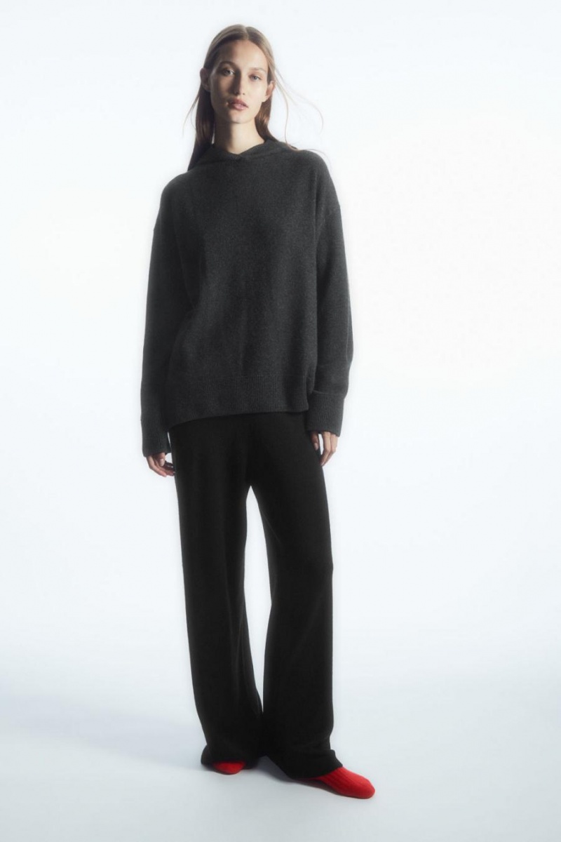 COS Bordázott Cashmere Zokni Női Világos Piros | LCZ-074361