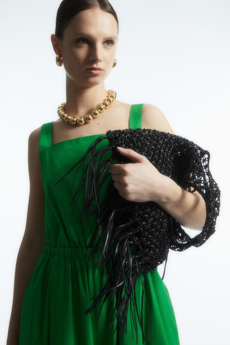 COS Bow-back Széles Cipő-leg Jumpsuit Női Világos Zöld | CTN-259843