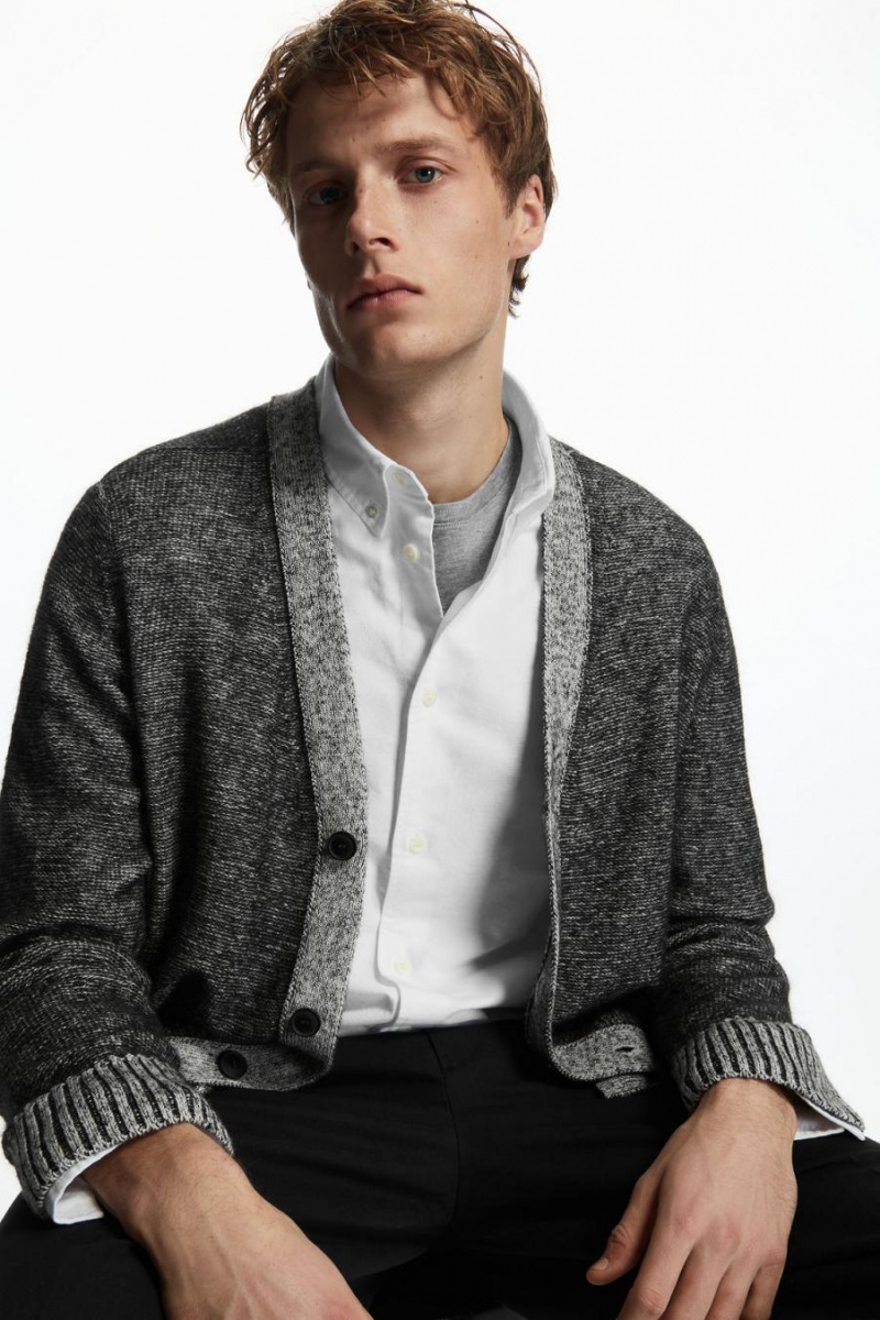 COS Button-down Collar Oxford Ing Férfi Fehér | JSU-349265