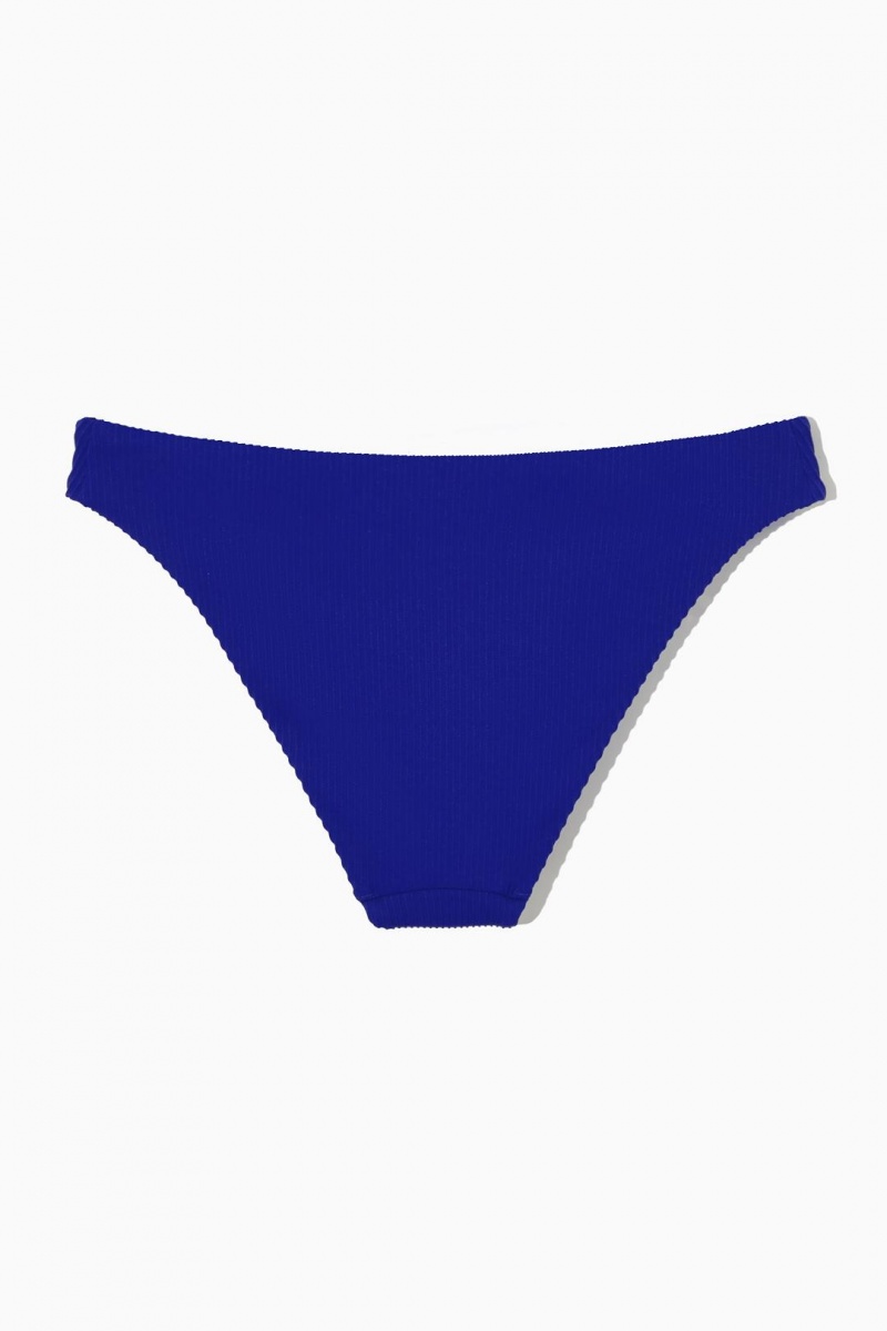 COS Classic Bordázott Bikini Briefs Úszóruhák Női Világos Kék | RMN-036291