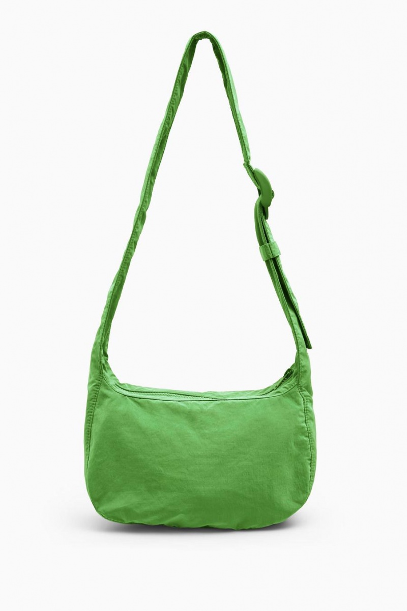 COS Crossbody Saddle - Nejlon Táska Férfi Zöld | IEN-071265