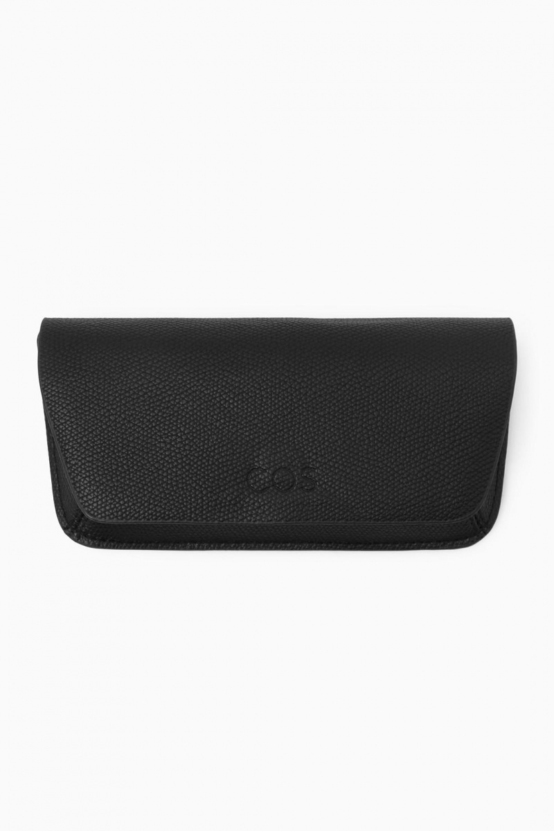 COS D-frame Napszemüvegek Férfi Fekete | UMG-432985
