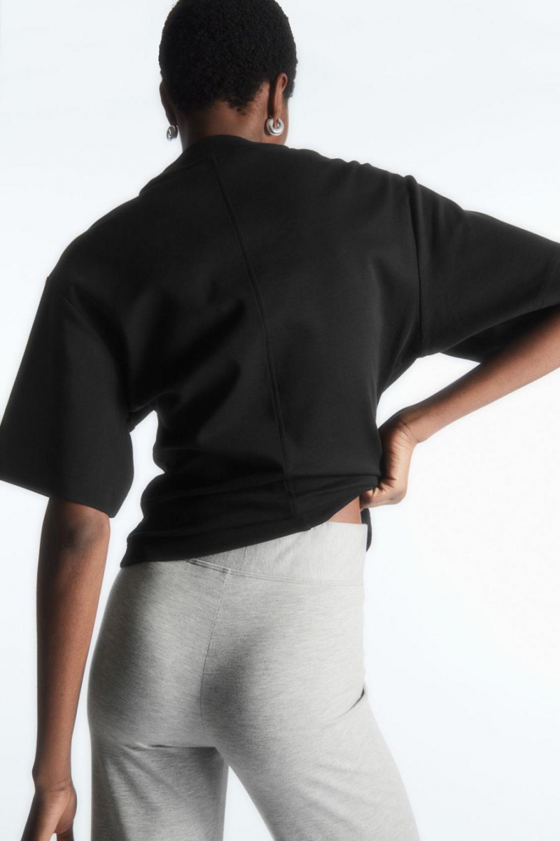 COS Flared Jersey Nadrág Női Világos Szürke | SCO-683495