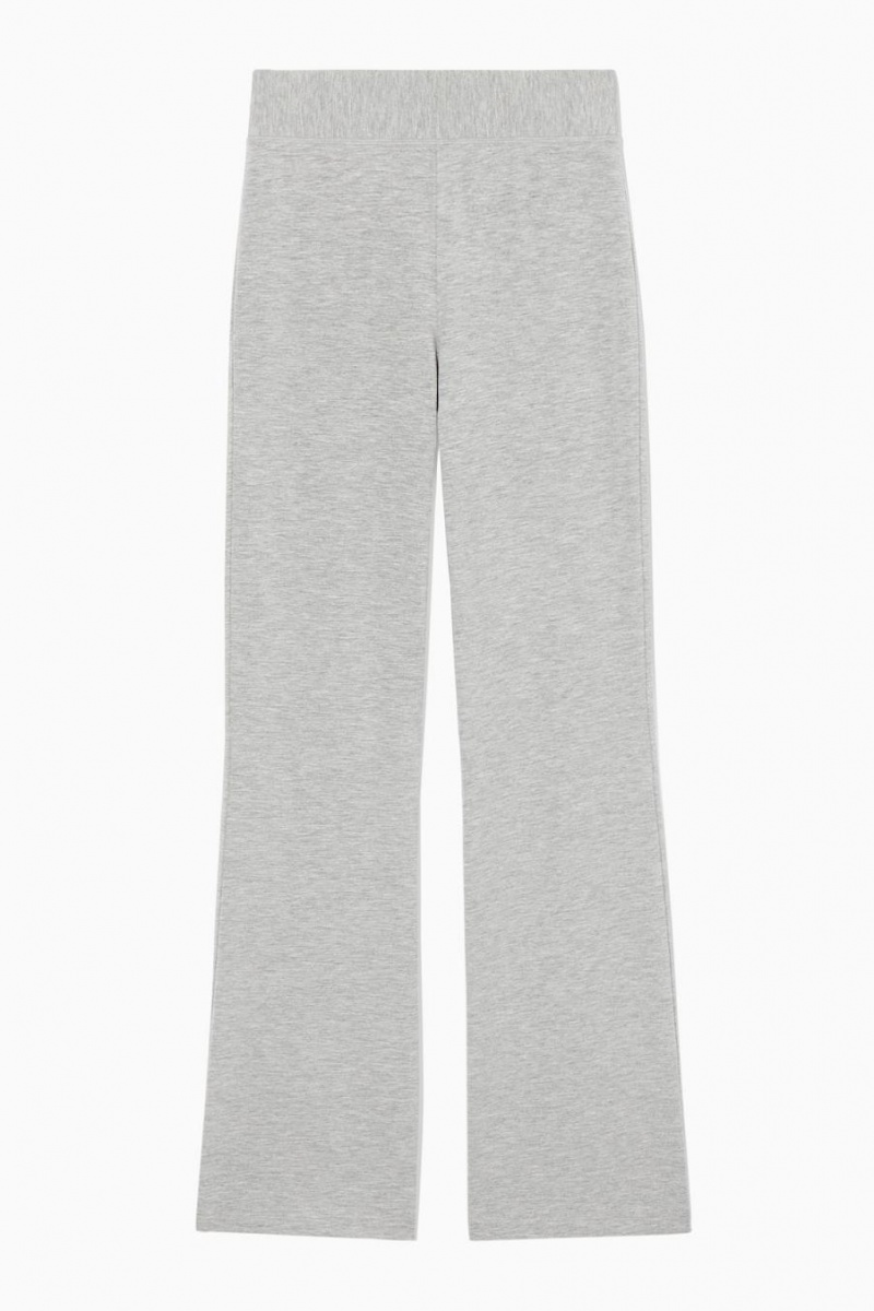 COS Flared Jersey Nadrág Női Világos Szürke | SCO-683495