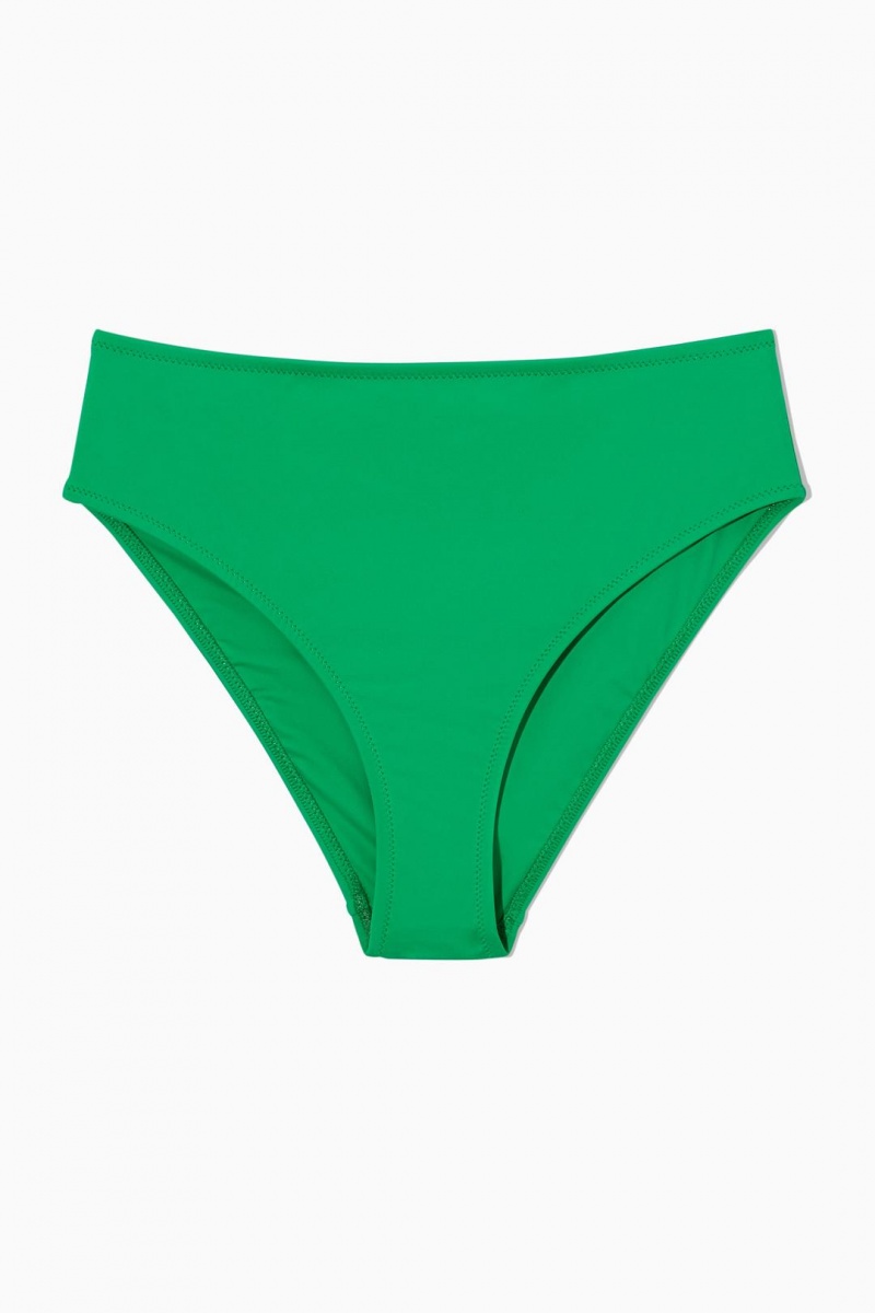 COS High-waisted Bikini Úszóruhák Női Világos Zöld | KYJ-621579
