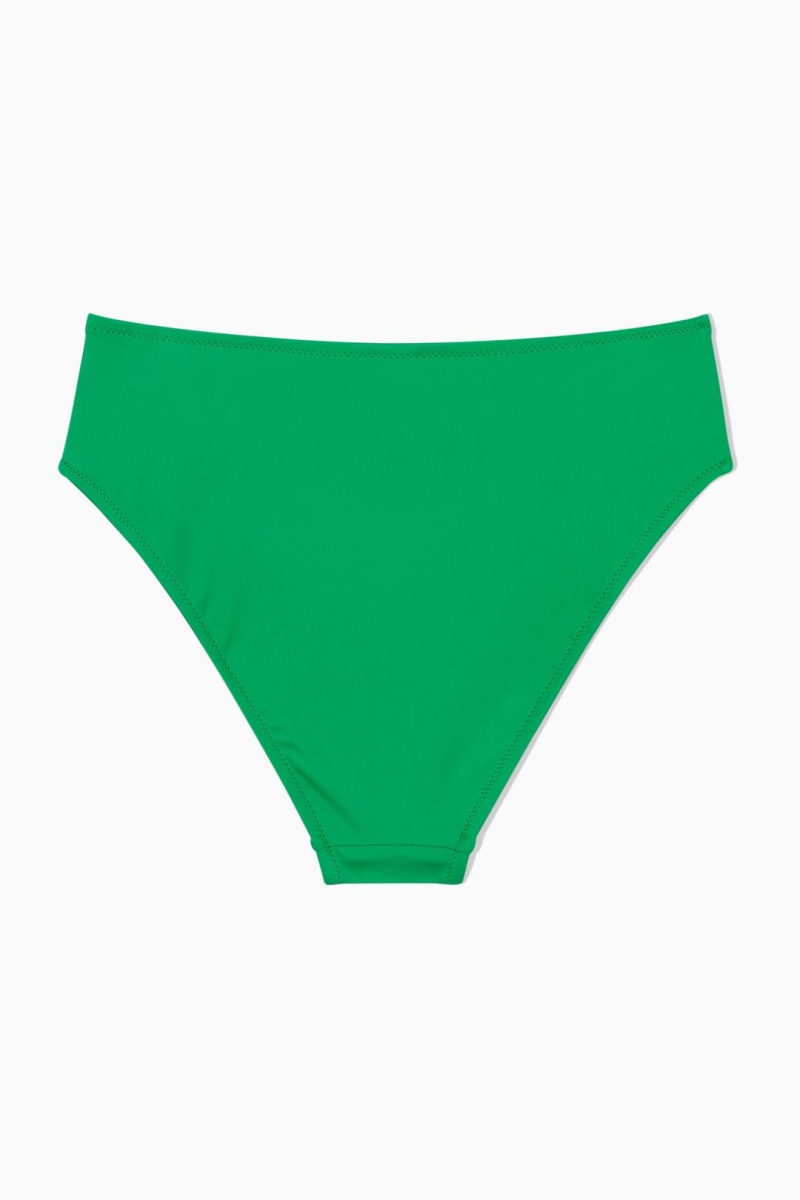 COS High-waisted Bikini Úszóruhák Női Világos Zöld | KYJ-621579