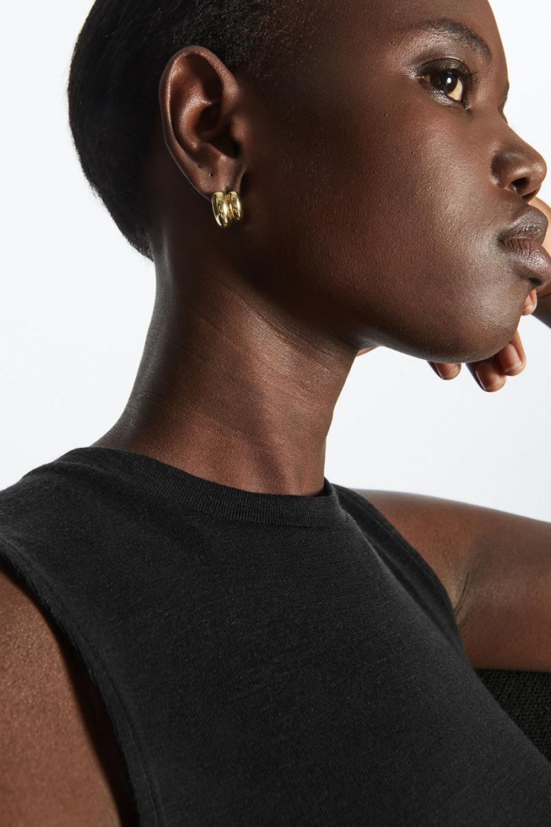 COS Layered Stud Fülbevalók Női Arany | VNZ-954731