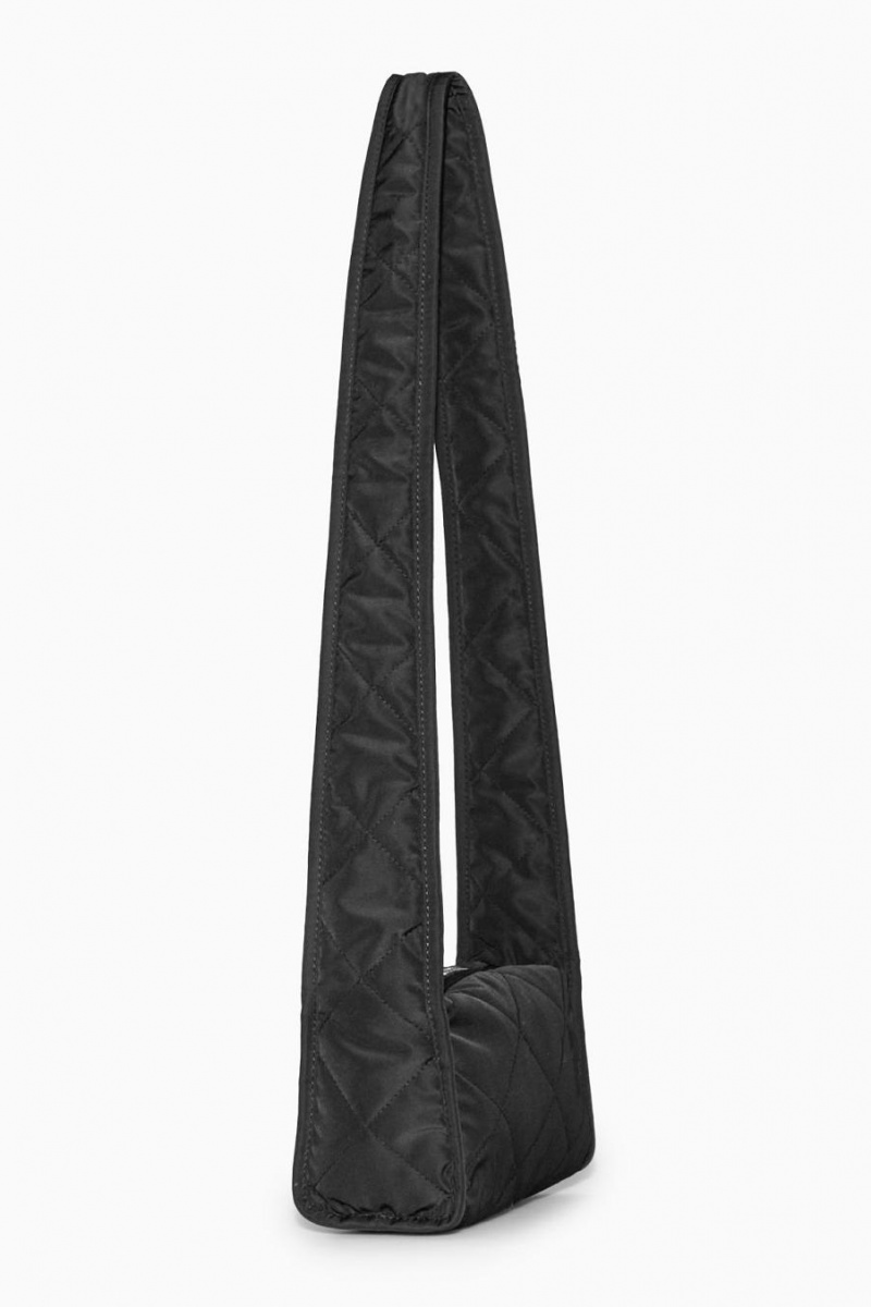 COS Mini Diamond-quilted Crossbody Táska Női Fekete | GYL-162835