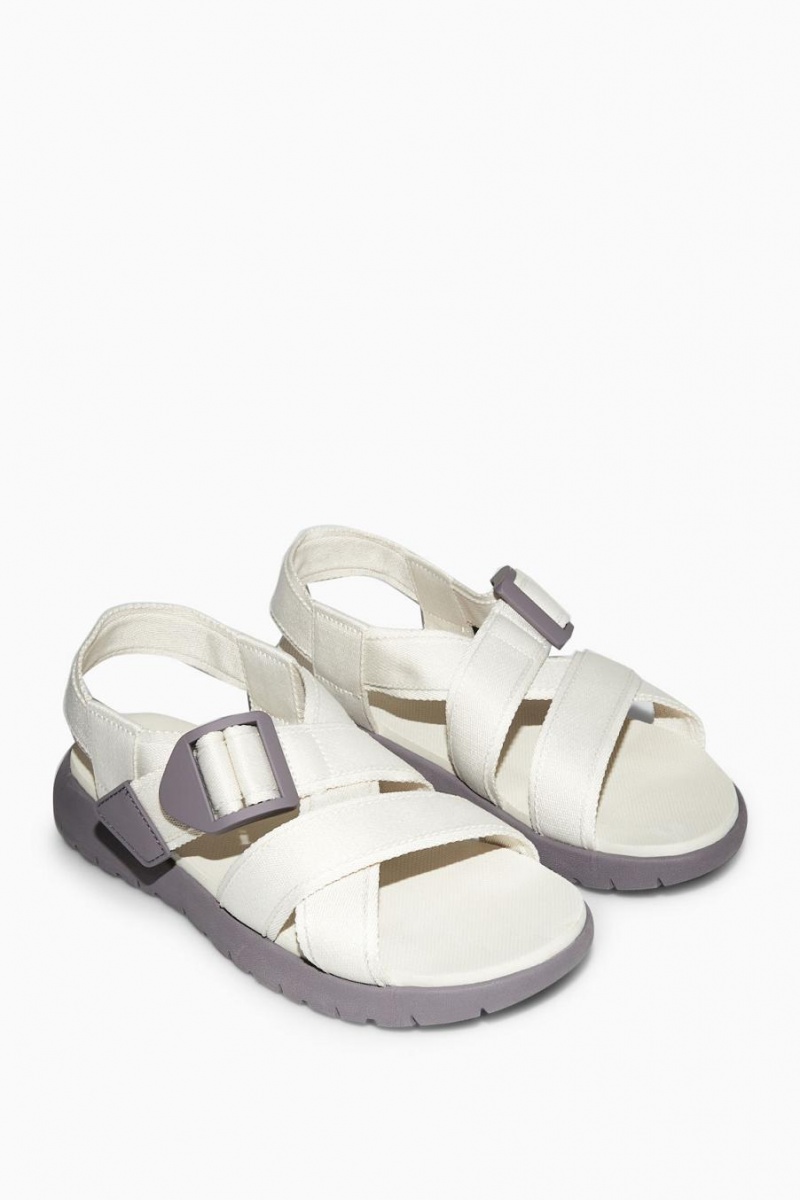 COS Multi-strap Szandál Férfi Világos Bézs | HPF-236897