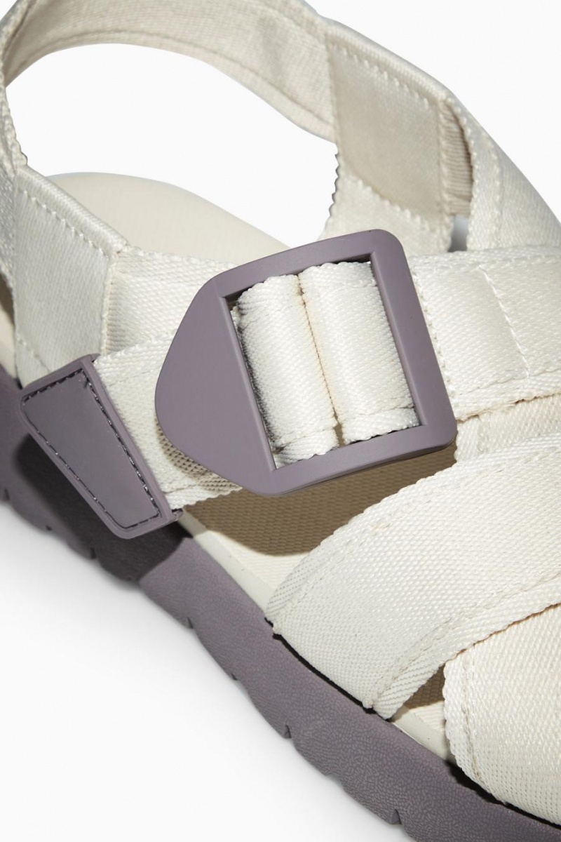 COS Multi-strap Szandál Férfi Világos Bézs | HPF-236897