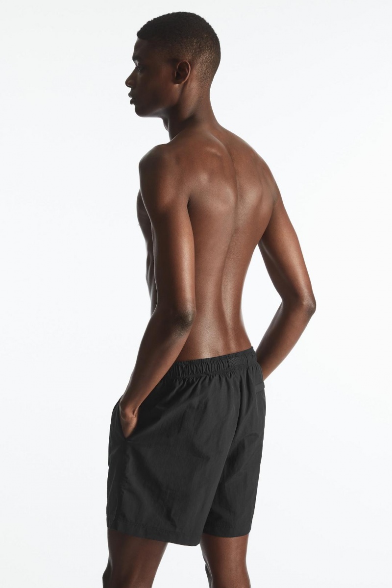 COS Nejlon Drawstring Shorts Úszóruhák Férfi Fekete | VJZ-982764