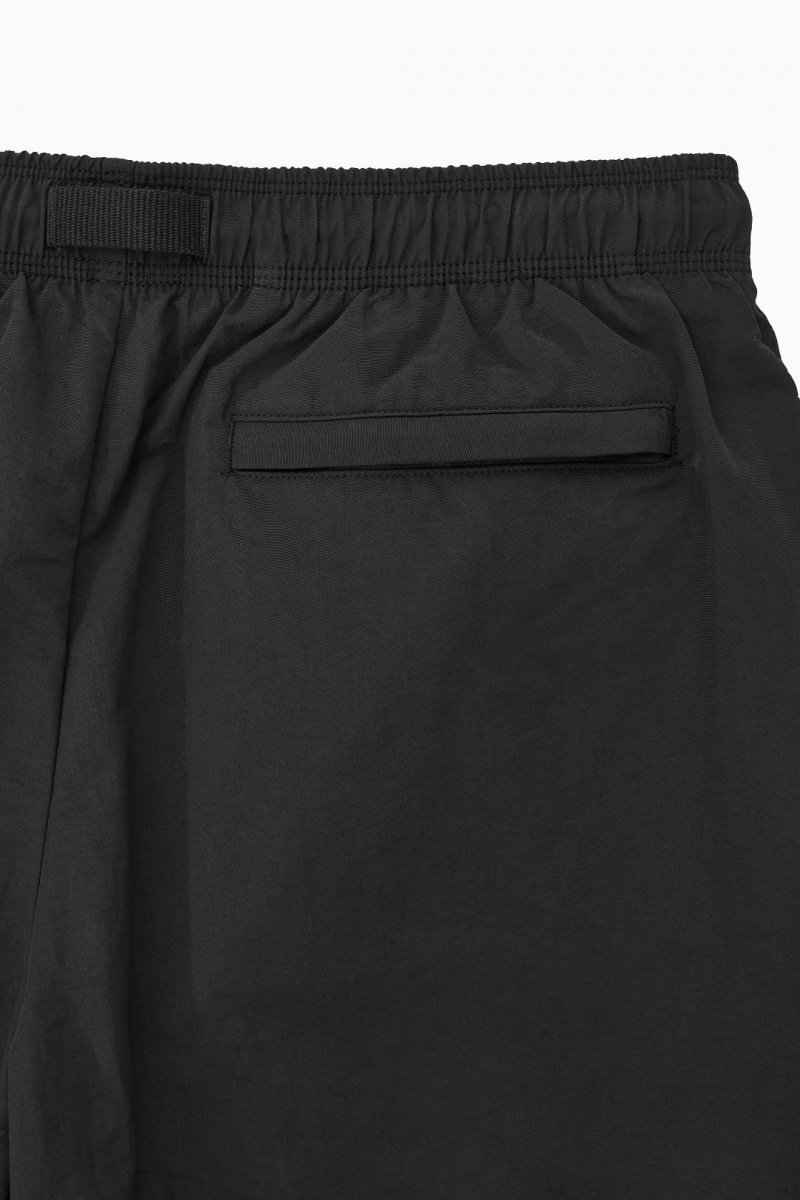 COS Nejlon Drawstring Shorts Úszóruhák Férfi Fekete | VJZ-982764