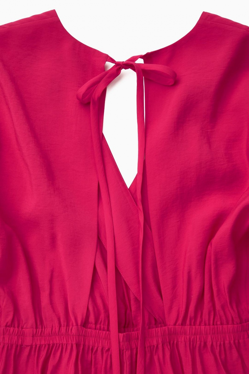 COS Open-back Széles Cipő-leg Jumpsuit Női Rózsaszín | XHP-906245