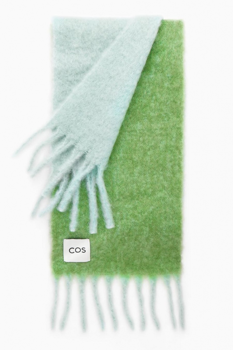 COS Oversized Mohair-blend Sál Női Sötéttürkiz | UDK-740952