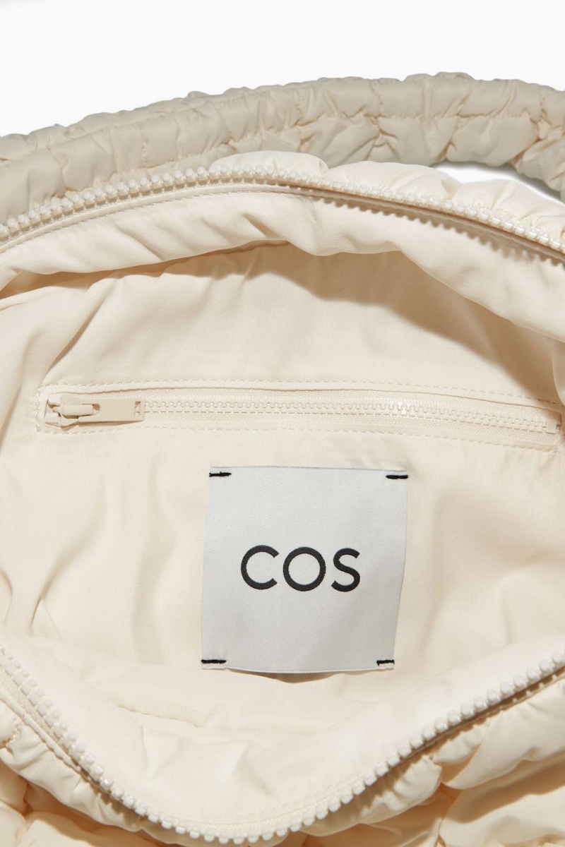 COS Oversized Steppelt Crossbody Táska Női Fehér | HIJ-840179