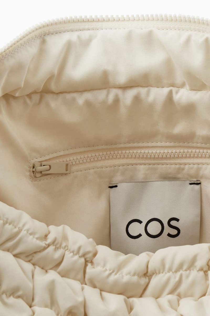 COS Oversized Steppelt Crossbody Táska Női Fehér | HIJ-840179