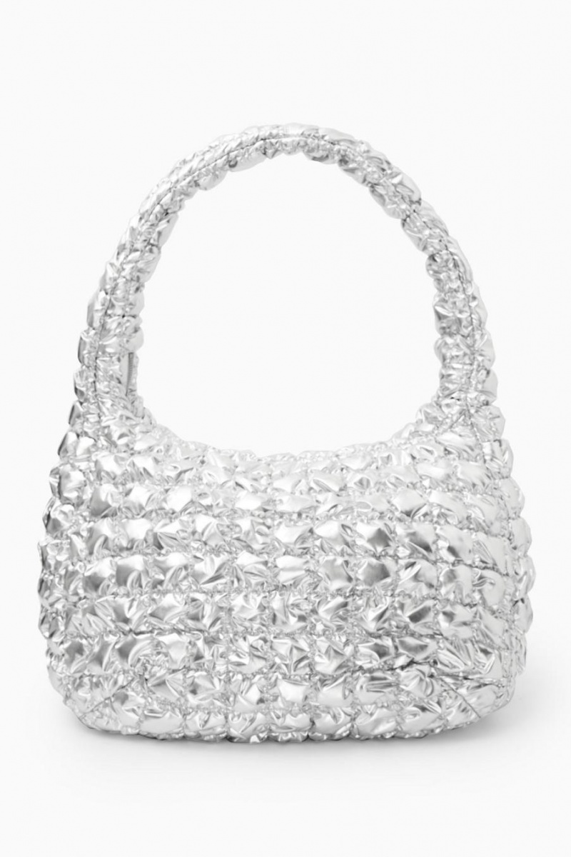 COS Oversized Steppelt Crossbody Táska Női Titán | NHR-034918
