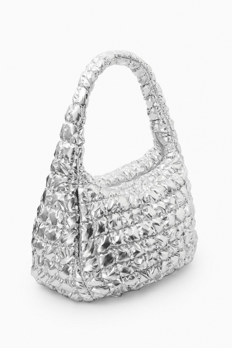 COS Oversized Steppelt Crossbody Táska Női Titán | NHR-034918