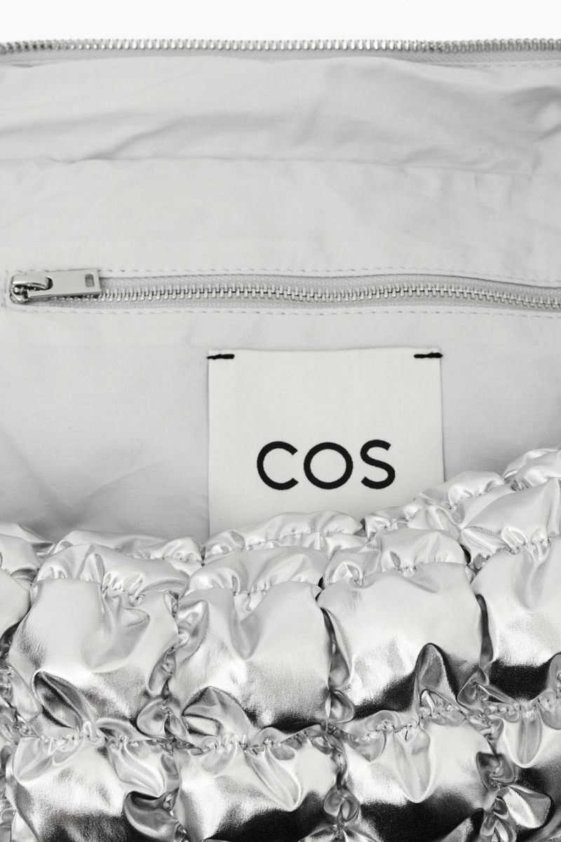 COS Oversized Steppelt Crossbody Táska Női Titán | NHR-034918