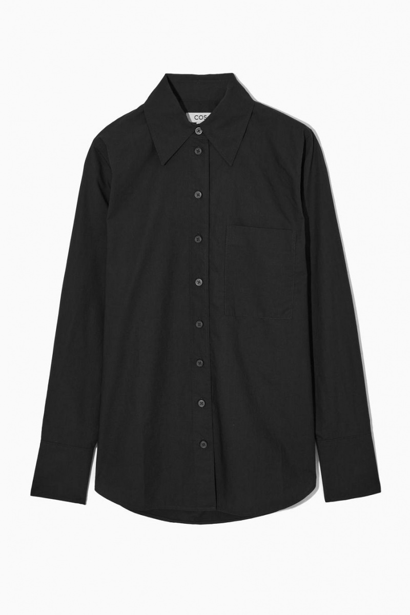 COS Oversized Tailored Ing Női Fekete | LWM-954217