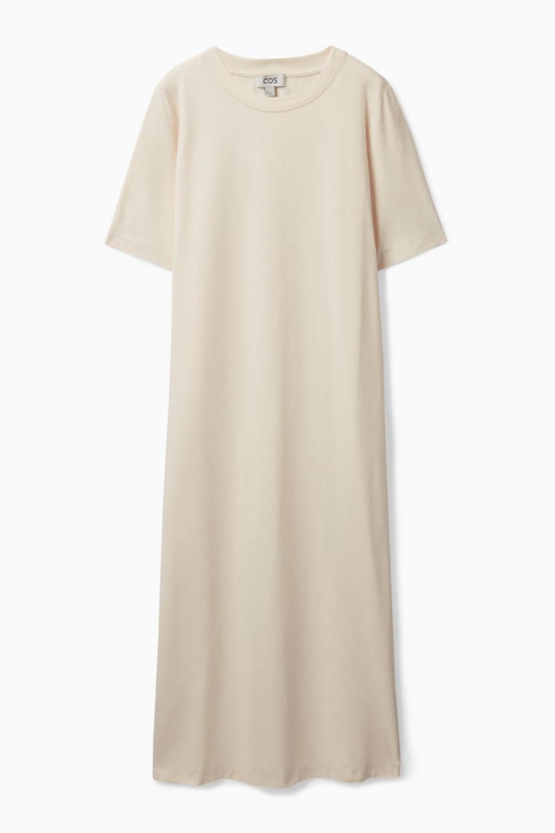 COS Oversized T-shirt Ruha Női Krém | LFR-902548