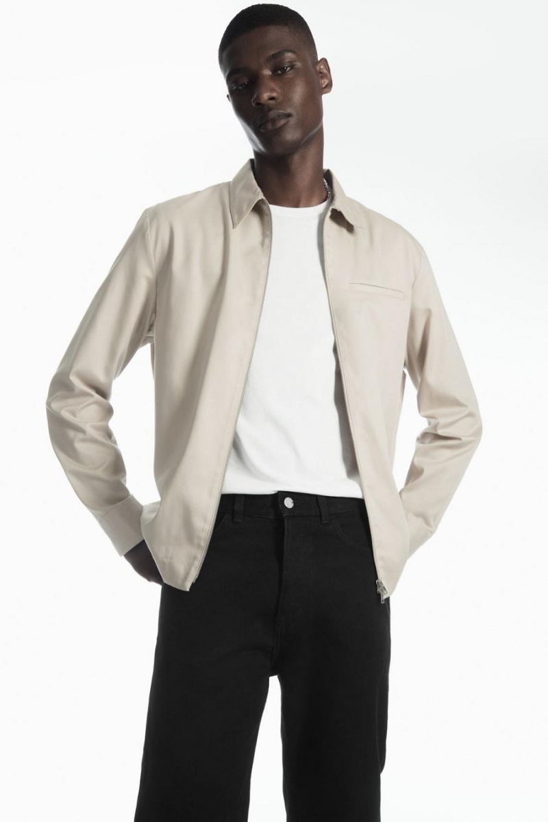 COS Pillar - Tapered Farmernadrág Férfi Fekete | KCE-932801