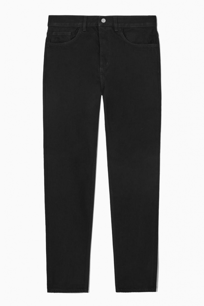 COS Pillar - Tapered Farmernadrág Férfi Fekete | KCE-932801
