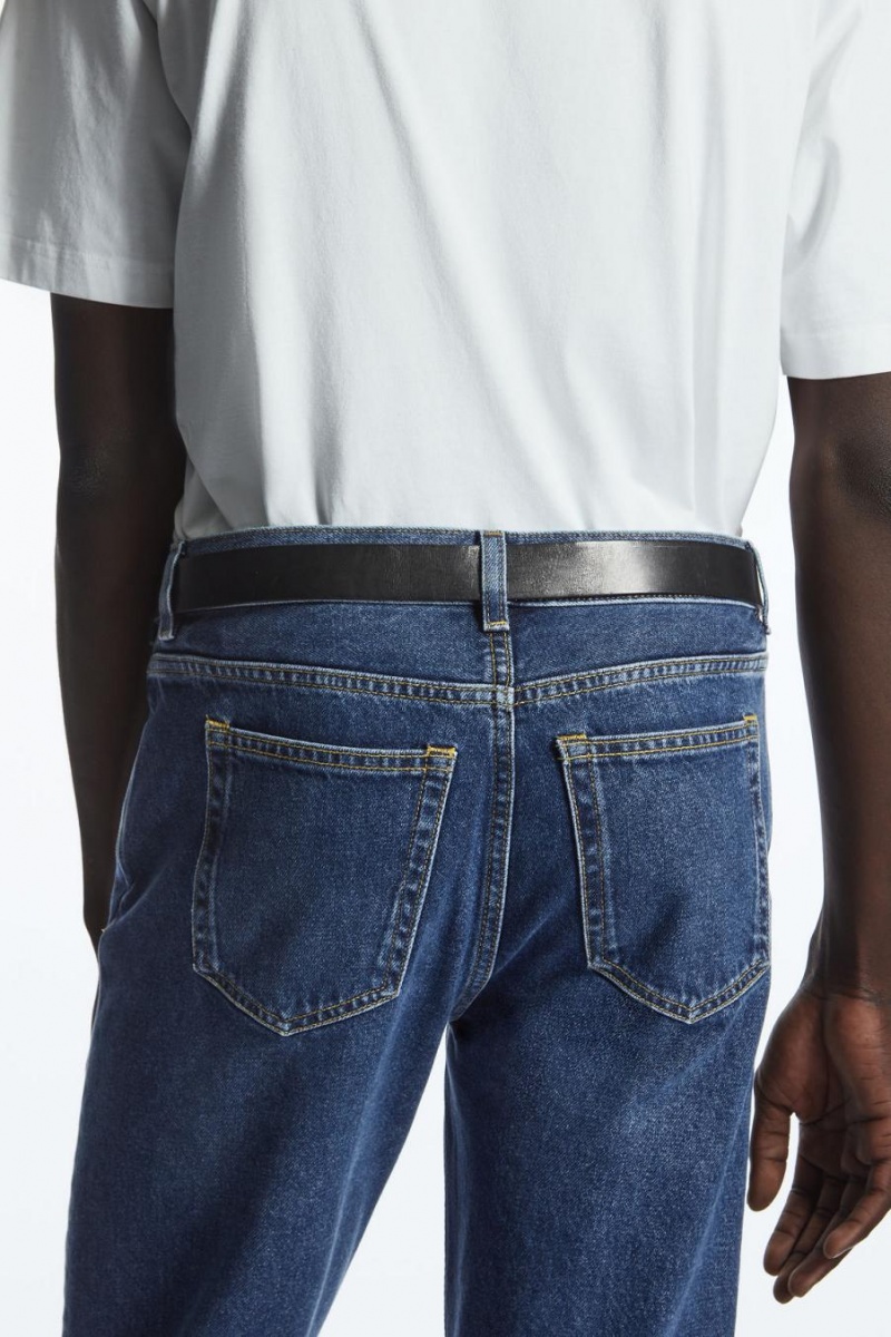 COS Pillar - Tapered Farmernadrág Férfi Kék | WUQ-735201