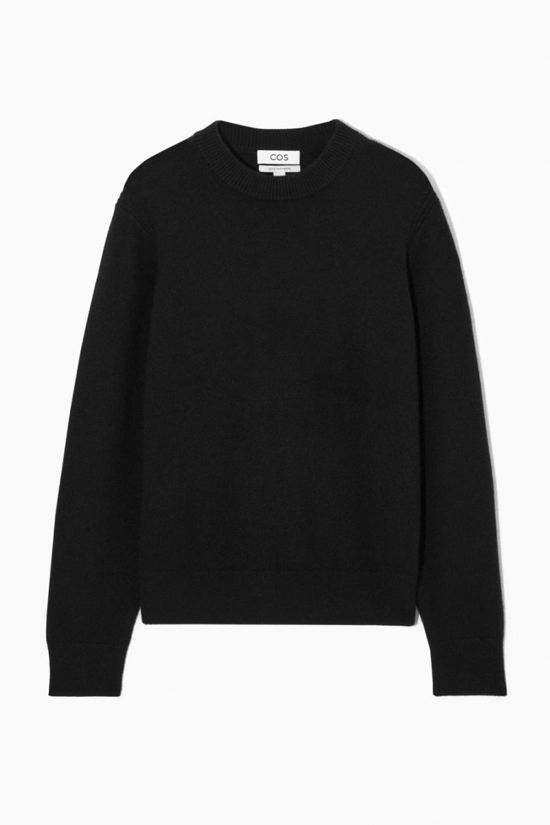 COS Pure Cashmere Jumpers Női Fekete | JLV-941635