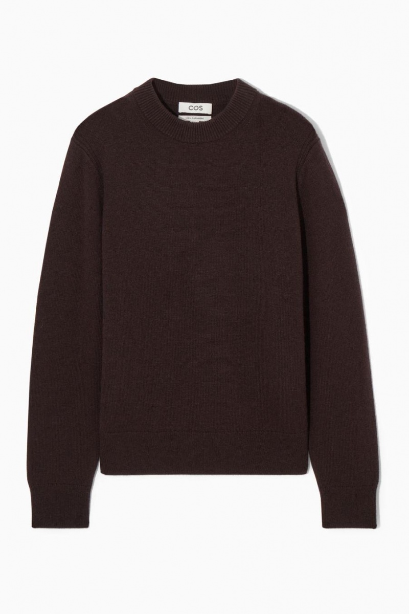 COS Pure Cashmere Jumpers Női Sötétbarna | SNH-562473