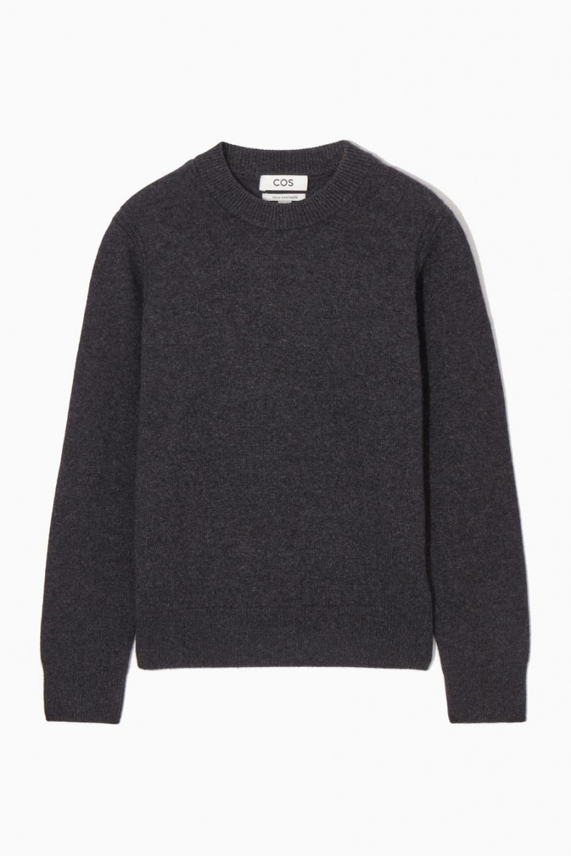 COS Pure Cashmere Jumpers Női Sötétszürke | WOJ-731245