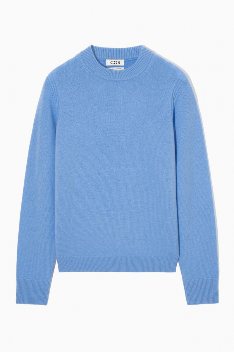 COS Pure Cashmere Jumpers Női Világos Kék | LGO-285796
