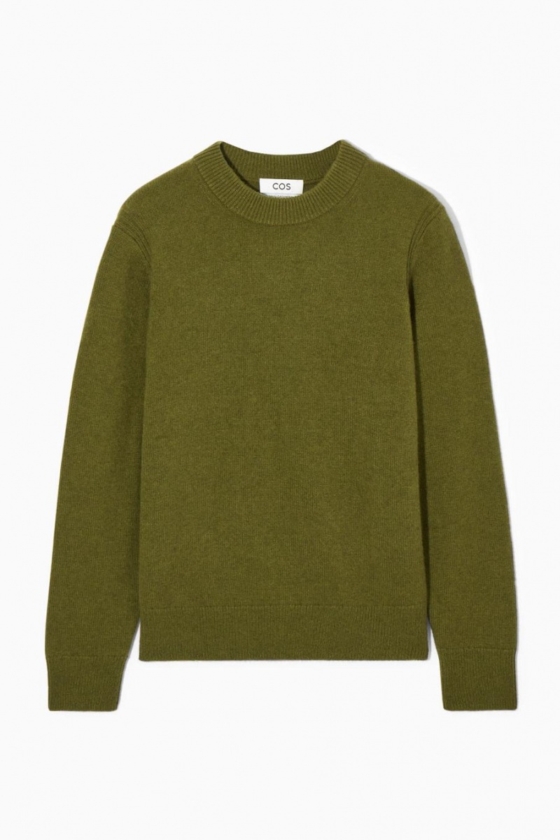 COS Pure Cashmere Jumpers Női Zöld | SDJ-150867