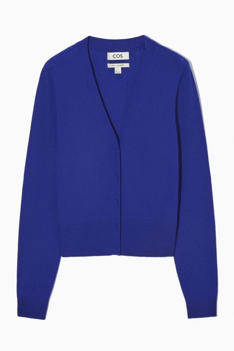 COS Pure Cashmere Kardigán Női Világos Kék | HCV-375694