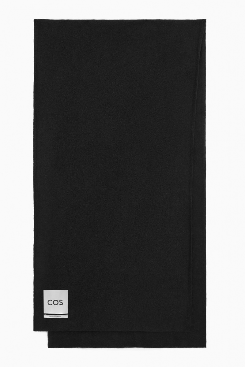 COS Pure Cashmere Sál Férfi Fekete | GKT-206451