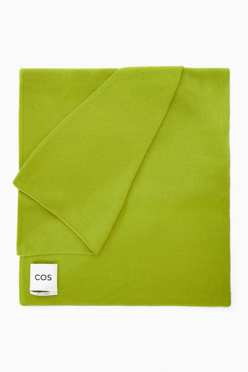 COS Pure Cashmere Sál Férfi Zöld | WEY-569873